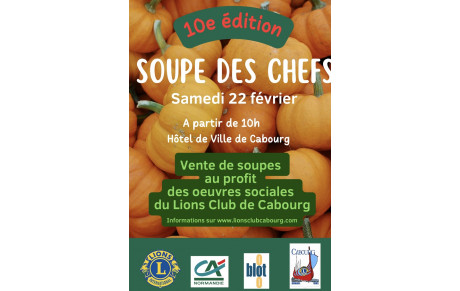 SOUPE DES CHEFS DU LIONS CLUB